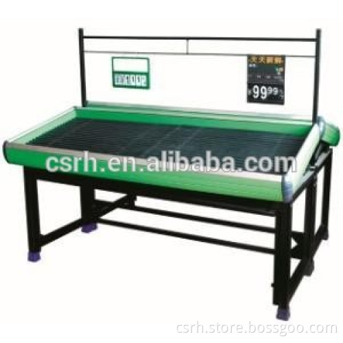 Supplier of RH-VFSE SECC Plate Base Single Layer Vegetable & Fruit Rack